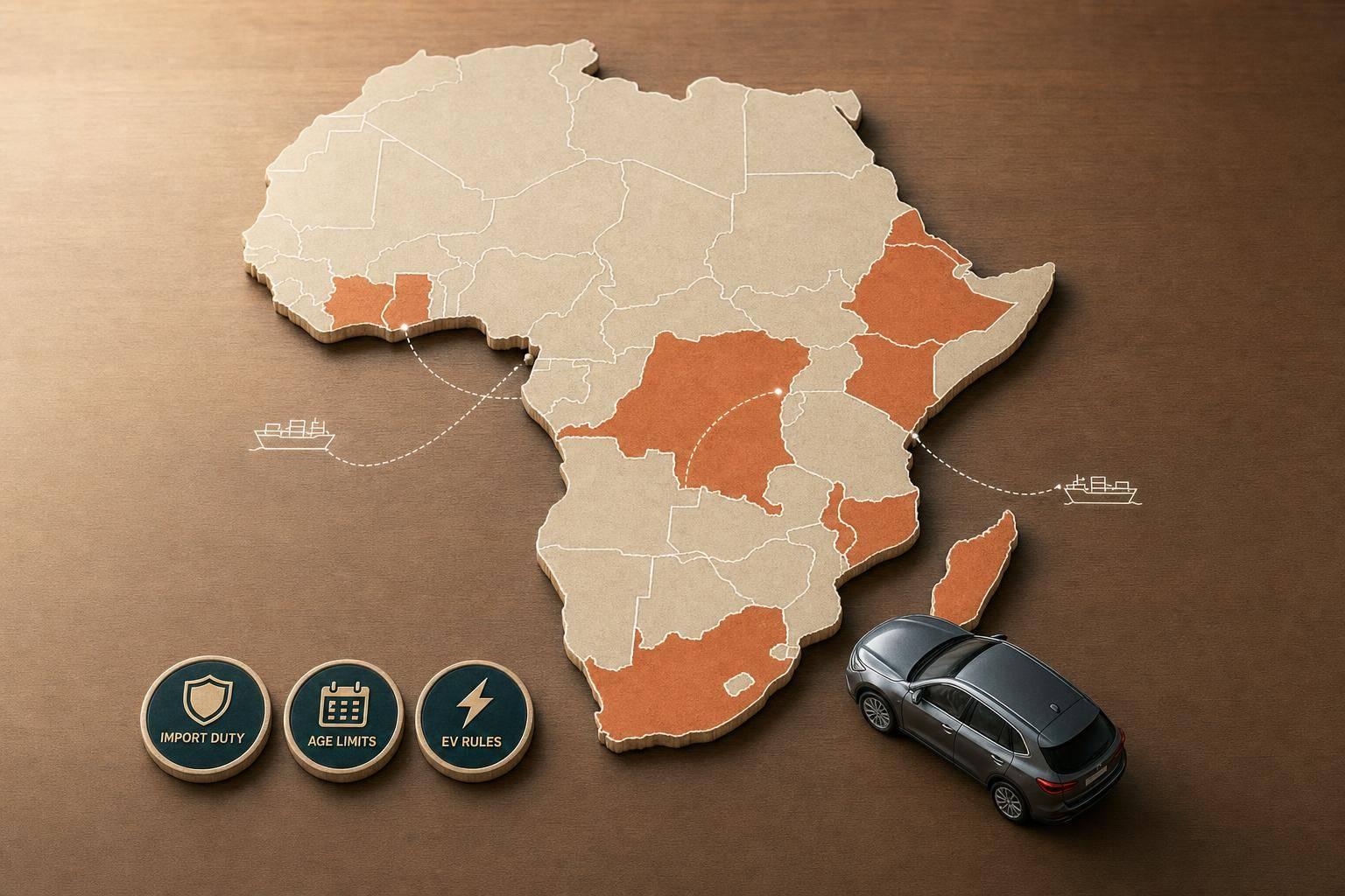 African Vehicle Import Tax Rules by Country