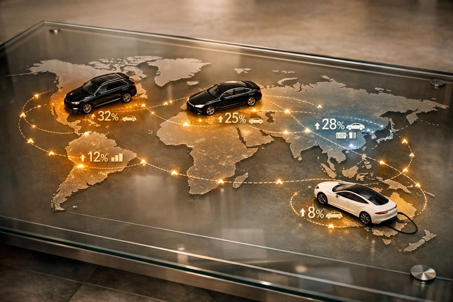 Global Luxury Car Sales Trends by Trade Zones