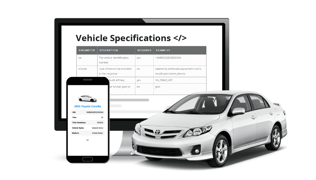 How to Use Vehicle Specs API JSON for Fast and Accurate Car Data