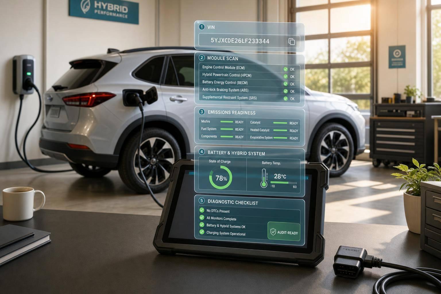 OBD Code Diagnostics for Plug-In Hybrids