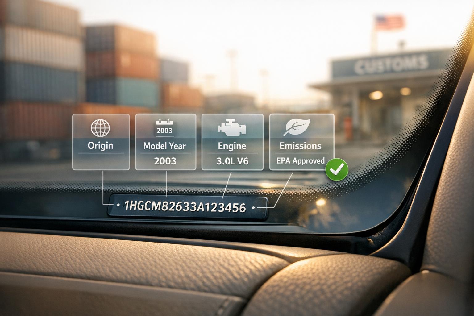 How VIN Decoding Helps with Import Compliance